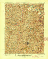 Spencer West Virginia Historical topographic map, 1:62500 scale, 15 X 15 Minute, Year 1928