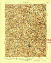 Spencer West Virginia Historical topographic map, 1:62500 scale, 15 X 15 Minute, Year 1928