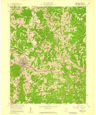 Spencer West Virginia Historical topographic map, 1:24000 scale, 7.5 X 7.5 Minute, Year 1957