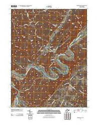 Springfield West Virginia Historical topographic map, 1:24000 scale, 7.5 X 7.5 Minute, Year 2011