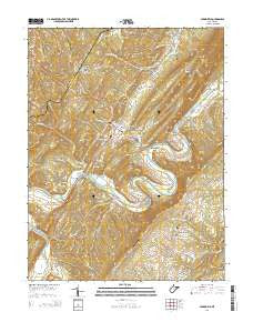 Springfield West Virginia Historical topographic map, 1:24000 scale, 7.5 X 7.5 Minute, Year 2014