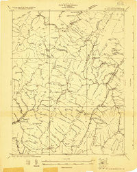 Spruce Knob West Virginia Historical topographic map, 1:48000 scale, 15 X 15 Minute, Year 1922