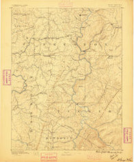 St. George West Virginia Historical topographic map, 1:125000 scale, 30 X 30 Minute, Year 1891