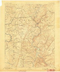 St. George West Virginia Historical topographic map, 1:125000 scale, 30 X 30 Minute, Year 1891