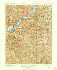 St Marys West Virginia Historical topographic map, 1:62500 scale, 15 X 15 Minute, Year 1924