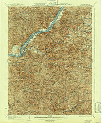 St Marys West Virginia Historical topographic map, 1:62500 scale, 15 X 15 Minute, Year 1927