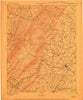 Staunton Virginia Historical topographic map, 1:125000 scale, 30 X 30 Minute, Year 1894