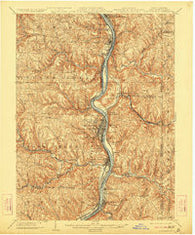 Steubenville West Virginia Historical topographic map, 1:62500 scale, 15 X 15 Minute, Year 1904