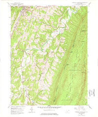 Stotlers Crossroads West Virginia Historical topographic map, 1:24000 scale, 7.5 X 7.5 Minute, Year 1958
