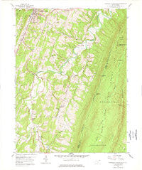 Stotlers Crossroads West Virginia Historical topographic map, 1:24000 scale, 7.5 X 7.5 Minute, Year 1958