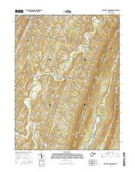 Stotlers Crossroads West Virginia Current topographic map, 1:24000 scale, 7.5 X 7.5 Minute, Year 2016