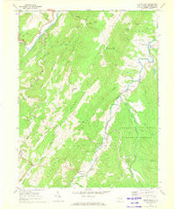 Sugar Grove West Virginia Historical topographic map, 1:24000 scale, 7.5 X 7.5 Minute, Year 1969