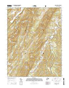 Sugar Grove West Virginia Historical topographic map, 1:24000 scale, 7.5 X 7.5 Minute, Year 2014