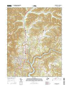 Summersville West Virginia Historical topographic map, 1:24000 scale, 7.5 X 7.5 Minute, Year 2014