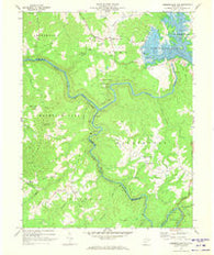 Summersville Dam West Virginia Historical topographic map, 1:24000 scale, 7.5 X 7.5 Minute, Year 1969