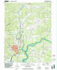 Summersville West Virginia Historical topographic map, 1:24000 scale, 7.5 X 7.5 Minute, Year 1996