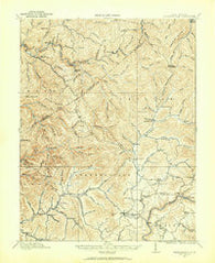 Summersville West Virginia Historical topographic map, 1:62500 scale, 15 X 15 Minute, Year 1913
