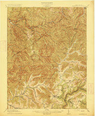 Summersville West Virginia Historical topographic map, 1:62500 scale, 15 X 15 Minute, Year 1915