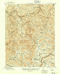 Summersville West Virginia Historical topographic map, 1:62500 scale, 15 X 15 Minute, Year 1915