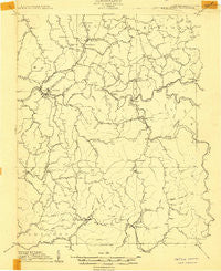 Sutton West Virginia Historical topographic map, 1:48000 scale, 15 X 15 Minute, Year 1908