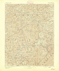 Sutton West Virginia Historical topographic map, 1:125000 scale, 30 X 30 Minute, Year 1893