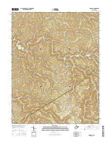 Swandale West Virginia Current topographic map, 1:24000 scale, 7.5 X 7.5 Minute, Year 2016