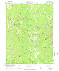 Swandale West Virginia Historical topographic map, 1:24000 scale, 7.5 X 7.5 Minute, Year 1967