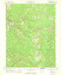 Swandale West Virginia Historical topographic map, 1:24000 scale, 7.5 X 7.5 Minute, Year 1967
