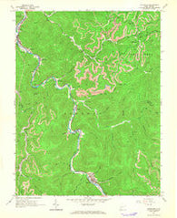 Sylvester West Virginia Historical topographic map, 1:24000 scale, 7.5 X 7.5 Minute, Year 1965