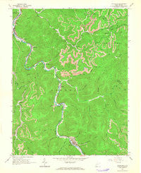 Sylvester West Virginia Historical topographic map, 1:24000 scale, 7.5 X 7.5 Minute, Year 1965