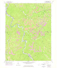 Sylvester West Virginia Historical topographic map, 1:24000 scale, 7.5 X 7.5 Minute, Year 1965