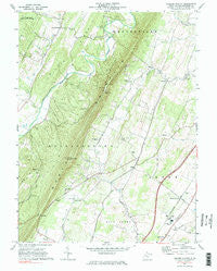 Tablers Station West Virginia Historical topographic map, 1:24000 scale, 7.5 X 7.5 Minute, Year 1972