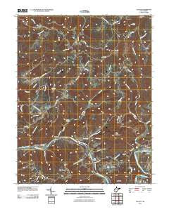 Talcott West Virginia Historical topographic map, 1:24000 scale, 7.5 X 7.5 Minute, Year 2011