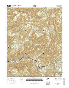 Talcott West Virginia Current topographic map, 1:24000 scale, 7.5 X 7.5 Minute, Year 2016