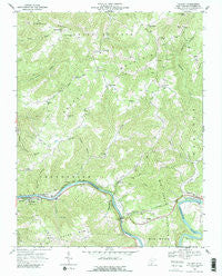Talcott West Virginia Historical topographic map, 1:24000 scale, 7.5 X 7.5 Minute, Year 1968
