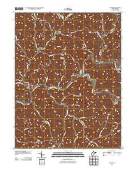 Tanner West Virginia Historical topographic map, 1:24000 scale, 7.5 X 7.5 Minute, Year 2010