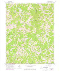 Tariff West Virginia Historical topographic map, 1:24000 scale, 7.5 X 7.5 Minute, Year 1966