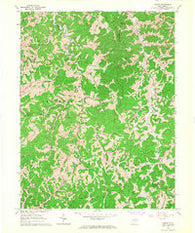Tariff West Virginia Historical topographic map, 1:24000 scale, 7.5 X 7.5 Minute, Year 1966