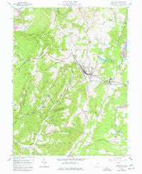 Terra Alta West Virginia Historical topographic map, 1:24000 scale, 7.5 X 7.5 Minute, Year 1959