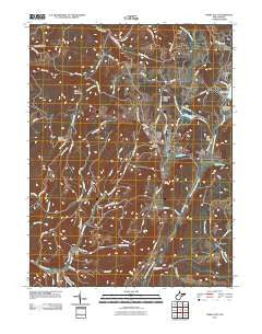 Terra Alta West Virginia Historical topographic map, 1:24000 scale, 7.5 X 7.5 Minute, Year 2011