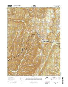 Terra Alta West Virginia Historical topographic map, 1:24000 scale, 7.5 X 7.5 Minute, Year 2014