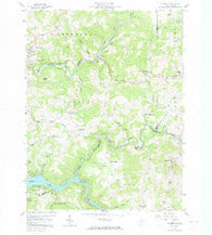 Thornton West Virginia Historical topographic map, 1:24000 scale, 7.5 X 7.5 Minute, Year 1958