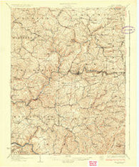 Thornton West Virginia Historical topographic map, 1:62500 scale, 15 X 15 Minute, Year 1926