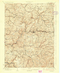 Thornton West Virginia Historical topographic map, 1:62500 scale, 15 X 15 Minute, Year 1926