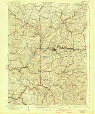 Thornton West Virginia Historical topographic map, 1:62500 scale, 15 X 15 Minute, Year 1926