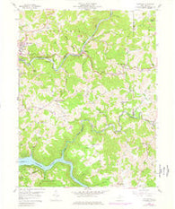 Thornton West Virginia Historical topographic map, 1:24000 scale, 7.5 X 7.5 Minute, Year 1958