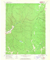 Thornwood West Virginia Historical topographic map, 1:24000 scale, 7.5 X 7.5 Minute, Year 1969