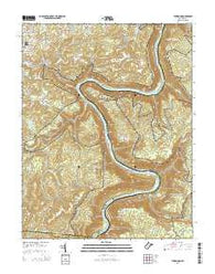 Thurmond West Virginia Historical topographic map, 1:24000 scale, 7.5 X 7.5 Minute, Year 2014