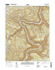 Thurmond West Virginia Current topographic map, 1:24000 scale, 7.5 X 7.5 Minute, Year 2016