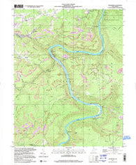 Thurmond West Virginia Historical topographic map, 1:24000 scale, 7.5 X 7.5 Minute, Year 1997